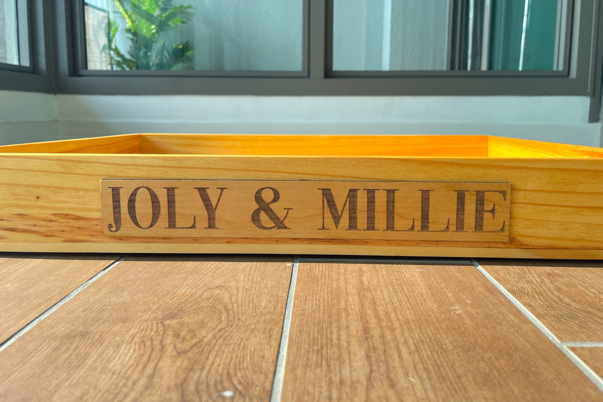Wooden Frame Box for Potty Grass