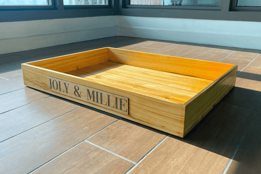 Wooden Frame Box for Potty Grass