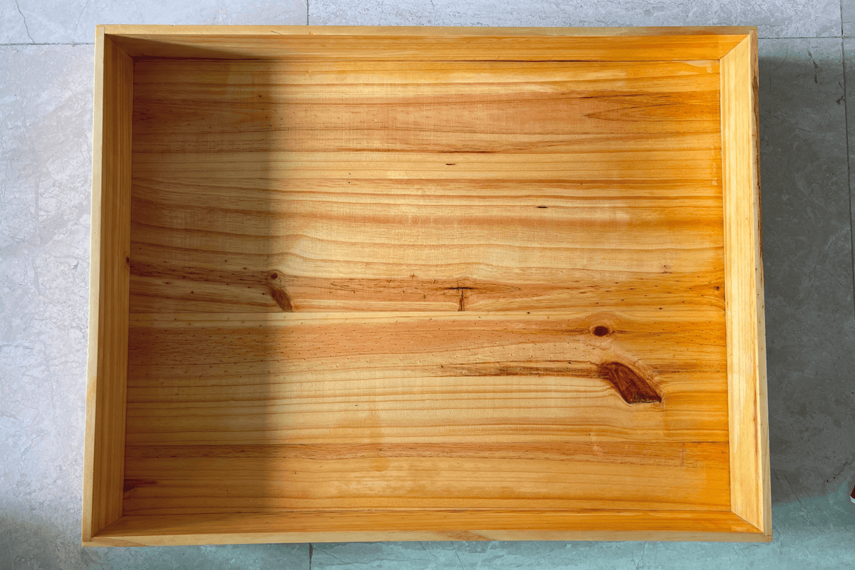Wooden Frame Box for Potty Grass